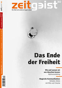Vorderes Coverbild zeitgeist 30