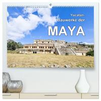Vorderes Coverbild Yucatan-Bauwerke der MAYA (hochwertiger Premium Wandkalender 2025 DIN A2 quer), Kunstdruck in Hochglanz