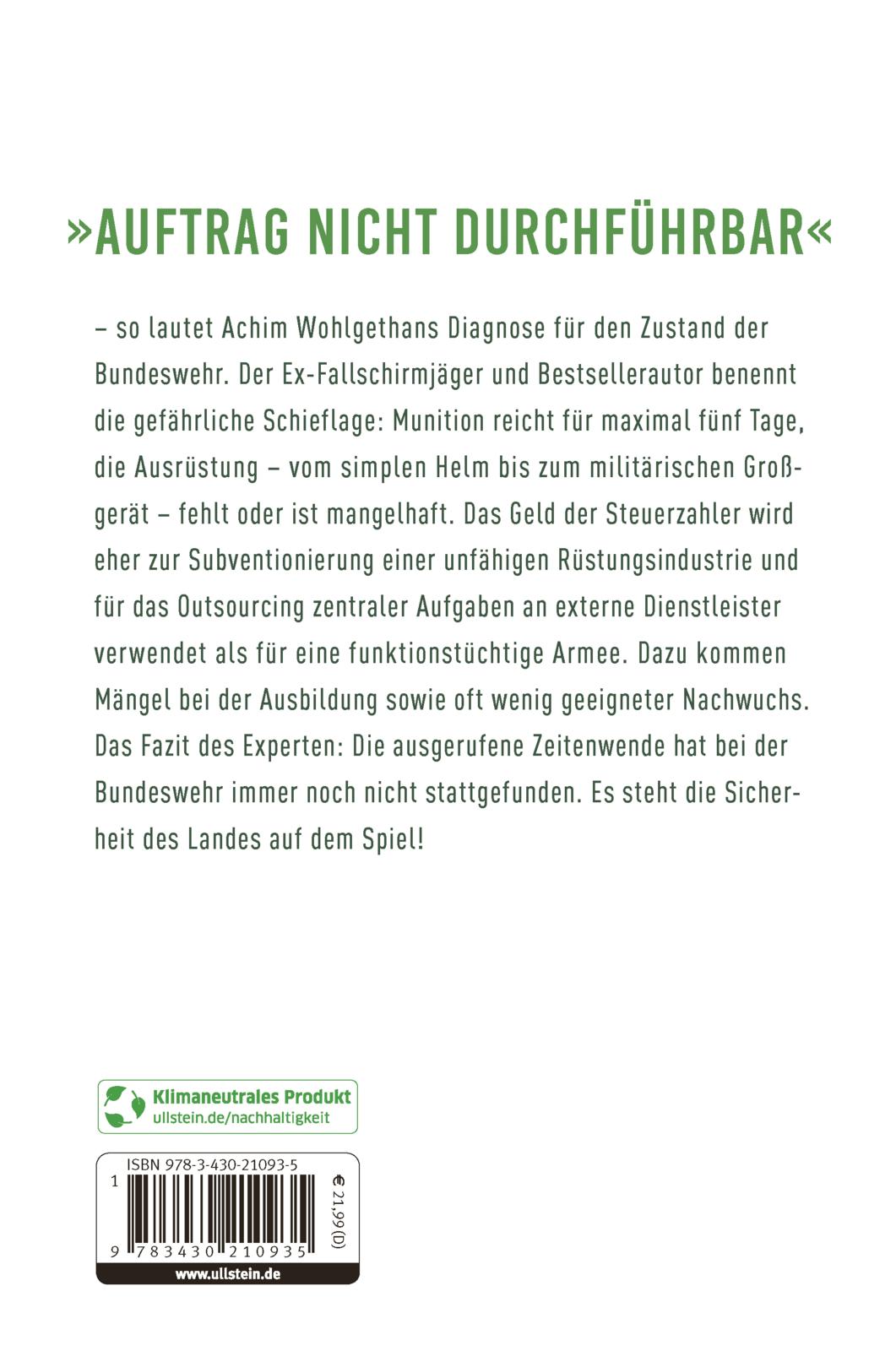 Rückseitencover Blackbox Bundeswehr