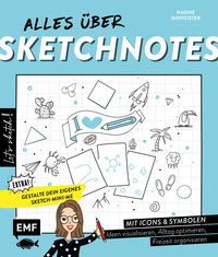 Vorderes Coverbild Let's sketch! Alles über Sketchnotes – Mit Icons und Symbolen Ideen visualisieren, Alltag optimieren, Freizeit organisieren