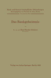 Vorderes Coverbild Das Bankgeheimnis