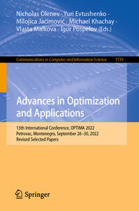 Vorderes Coverbild Advances in Optimization and Applications