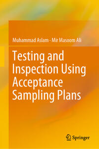 Vorderes Coverbild Testing and Inspection Using Acceptance Sampling Plans