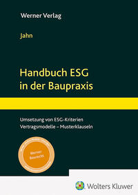 Vorderes Coverbild Handbuch ESG in der Baupraxis