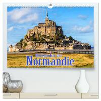Vorderes Coverbild Blickpunkte der Normandie (hochwertiger Premium Wandkalender 2025 DIN A2 quer), Kunstdruck in Hochglanz