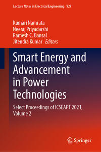 Vorderes Coverbild Smart Energy and Advancement in Power Technologies