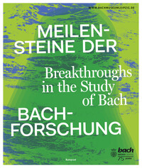 Vorderes Coverbild Meilensteine der Bach-Forschung