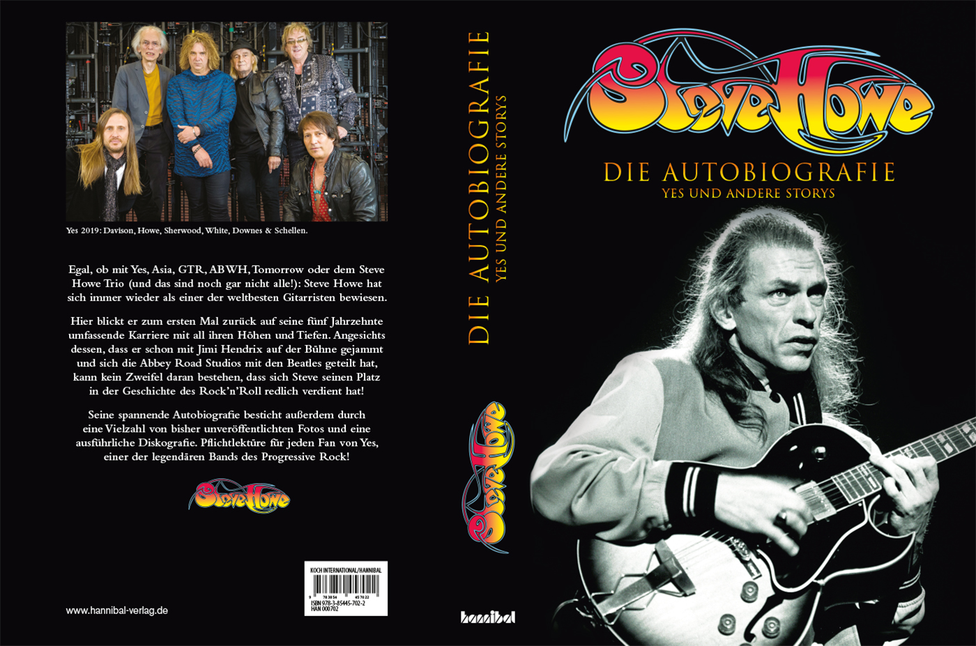 Gesamtes Coverbild Steve Howe - Die Autobiografie