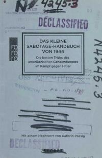 Vorderes Coverbild Das kleine Sabotage-Handbuch von 1944