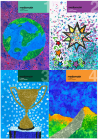 Vorderes Coverbild Mediomatix 5. classa vallader - cudeschs da lavur per scolars