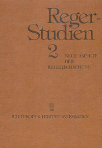 Vorderes Coverbild Reger Studien / Reger-Studien 2