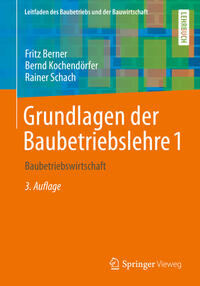 Vorderes Coverbild Grundlagen der Baubetriebslehre 1
