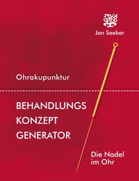 Vorderes Coverbild Ohrakupunktur Behandlungs-Konzept Generator