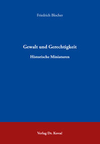 Vorderes Coverbild Gewalt und Gerechtigkeit