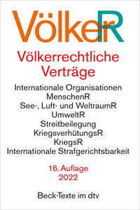 Vorderes Coverbild Völkerrechtliche Verträge