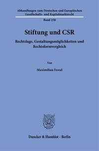 Vorderes Coverbild Stiftung und CSR