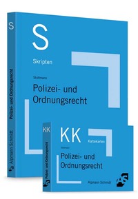 Vorderes Coverbild Bundle Stuttmann Skript Polizei- und Ordnungsrecht + Karteikarten Polizei- und Ordnungsrecht