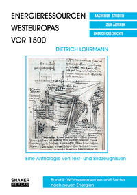 Vorderes Coverbild Energieressourcen Westeuropas vor 1500