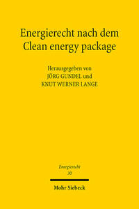 Vorderes Coverbild Energierecht nach dem Clean energy package