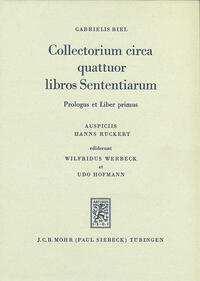 Vorderes Coverbild Collectorium circa quattuor libros Sententiarium