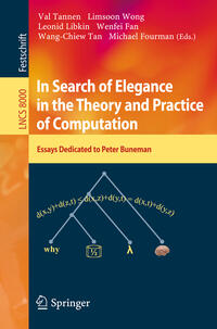 Vorderes Coverbild In Search of Elegance in the Theory and Practice of Computation