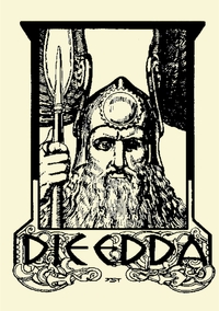 Vorderes Coverbild Die Edda. Illustrierte Ausgabe.