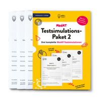 Vorderes Coverbild MedAT Testsimulations-Paket 2 von MEDithappen