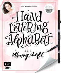 Vorderes Coverbild Handlettering Alphabete – Das Übungsheft mit original Tombow ABT Dual Brush Pen