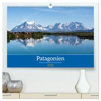 Vorderes Coverbild Patagonien - Eine Landschaft der Kontraste (hochwertiger Premium Wandkalender 2025 DIN A2 quer), Kunstdruck in Hochglanz