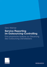 Vorderes Coverbild Service Reporting im Outsourcing-Controlling