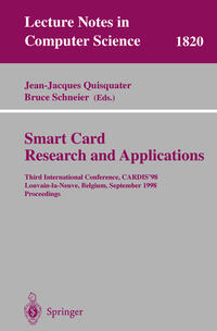 Vorderes Coverbild Smart Card. Research and Applications
