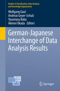 Vorderes Coverbild German-Japanese Interchange of Data Analysis Results