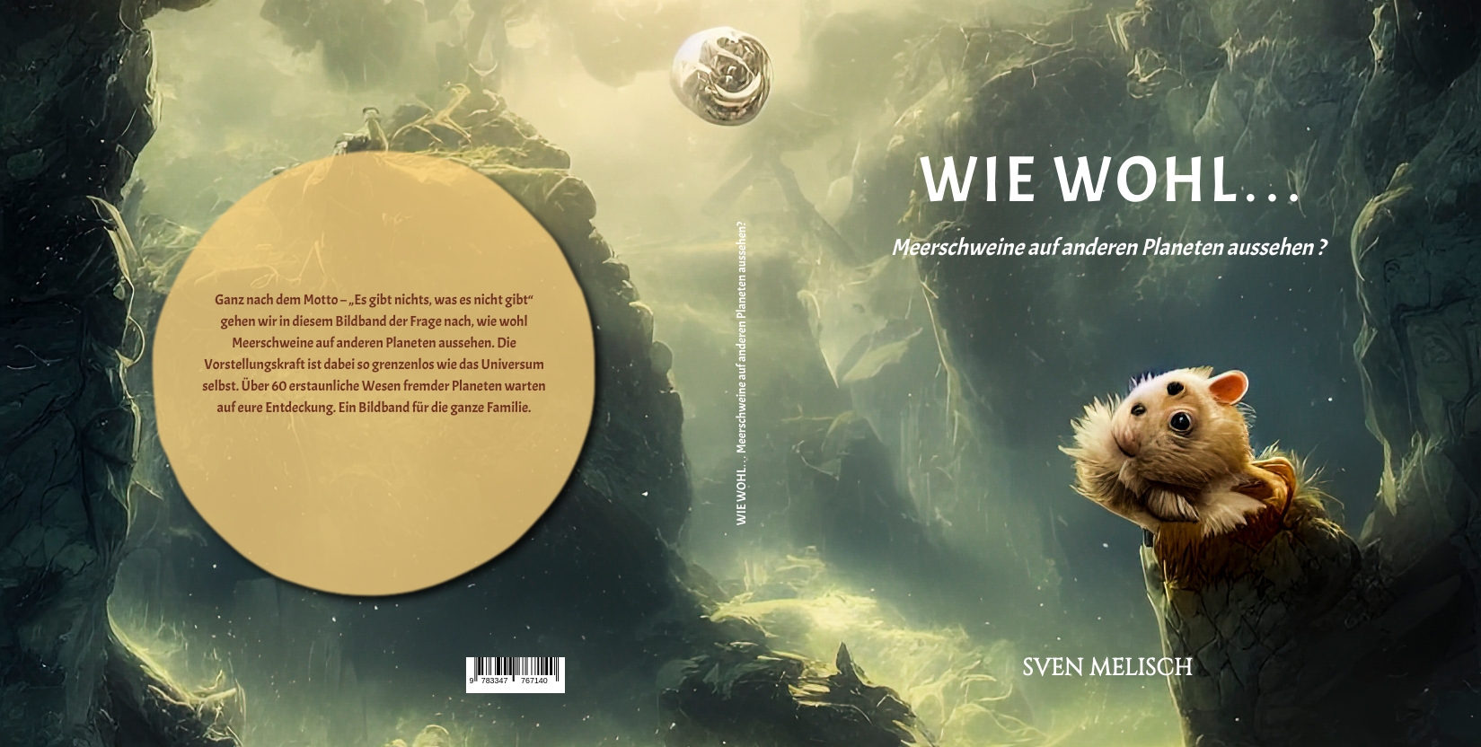 Gesamtes Coverbild Wie wohl...Meerschweine auf anderen Planeten aussehen ? Bildband