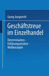 Vorderes Coverbild Geschäftstreue im Einzelhandel