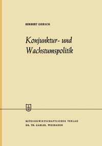 Vorderes Coverbild Konjunktur- und Wachstumspolitik in der offenen Wirtschaft