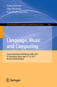 Vorderes Coverbild Language, Music and Computing