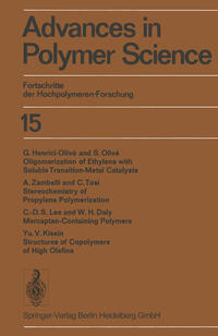 Vorderes Coverbild Advances in Polymer Science / Fortschritte der Hochpolymeren-Forschung