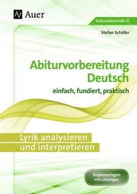 Vorderes Coverbild Lyrik analysieren und interpretieren
