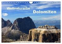 Vorderes Coverbild Weltnaturerbe DOLOMITEN (Wandkalender 2025 DIN A4 quer), CALVENDO Monatskalender