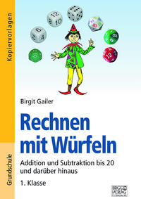 Vorderes Coverbild Rechnen mit Würfeln 1. Klasse