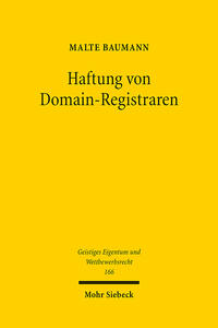 Vorderes Coverbild Haftung von Domain-Registraren