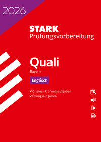 Vorderes Coverbild STARK Englisch 9. Klasse - Quali Mittelschule 2026 Bayern - Prüfungsvorbereitung