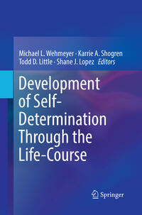 Vorderes Coverbild Development of Self-Determination Through the Life-Course