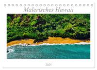 Vorderes Coverbild Malerisches Hawaii (Tischkalender 2025 DIN A5 quer), CALVENDO Monatskalender