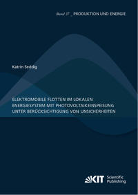 Vorderes Coverbild Elektromobile Flotten im lokalen Energiesystem mit Photovoltaikeinspeisung unter Berücksichtigung von Unsicherheiten