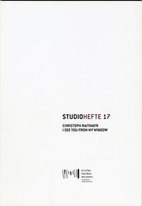 Vorderes Coverbild Studiohefte 17. Christoph Raitmayr