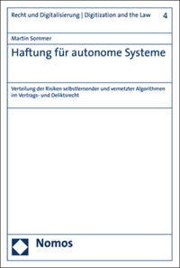 Vorderes Coverbild Haftung für autonome Systeme