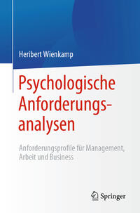Vorderes Coverbild Psychologische Anforderungsanalysen