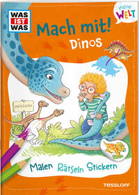 Vorderes Coverbild WAS IST WAS Meine Welt Mach mit! Dinos