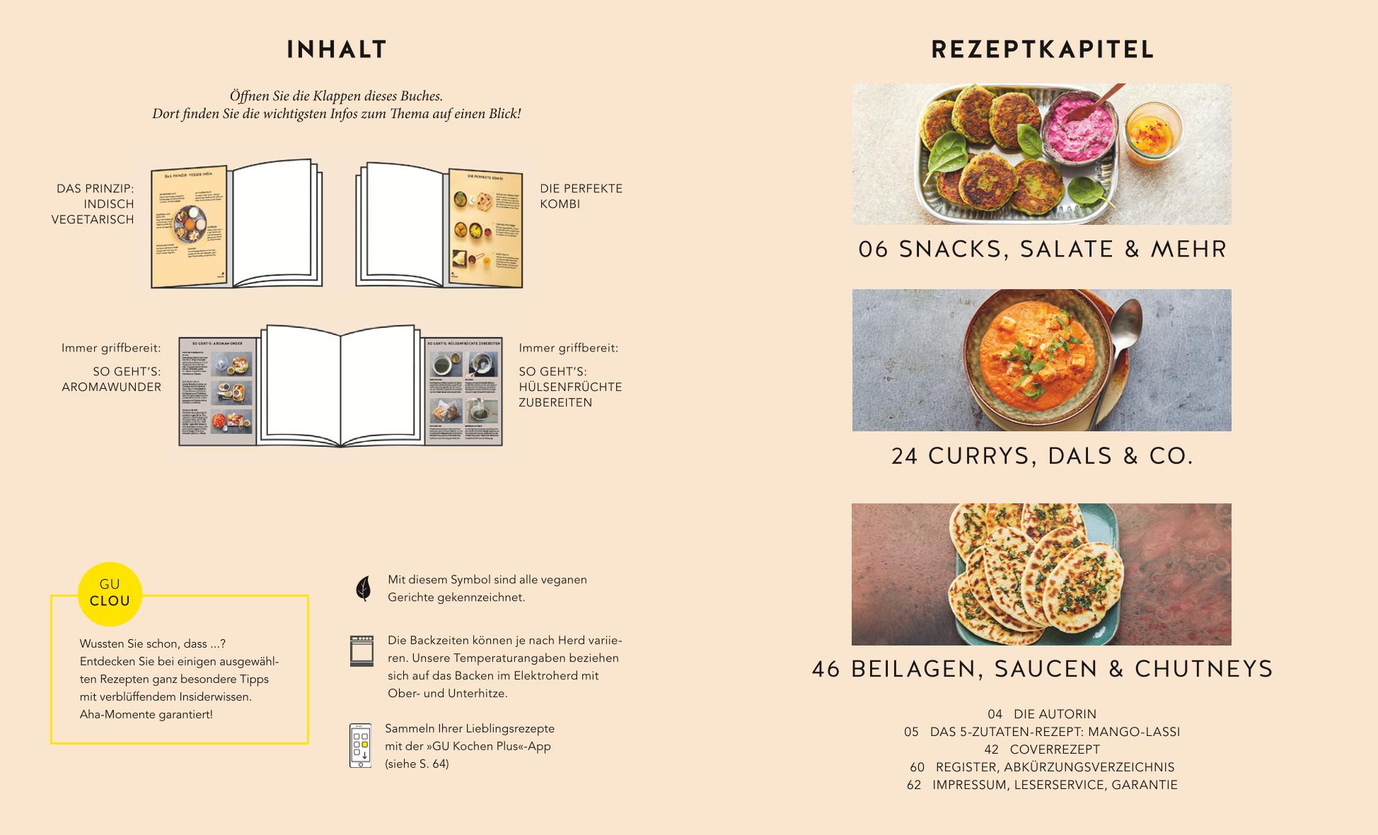 Beispielinhalt (Bild) Indisch vegetarisch